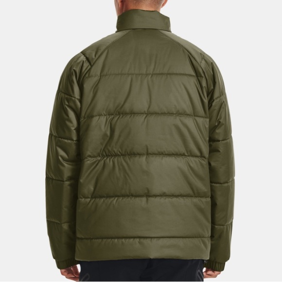 New Under Armour mens puffer green jacket size small - Picture 4 of 8